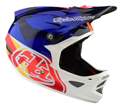 Troy Lee D3 Carbon MIPS Helmet-Jet Orang/Navy