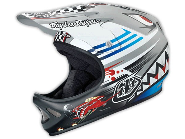 Troy Lee 2014 D2 P-51 Composite Helmet-Matte Gray - 1