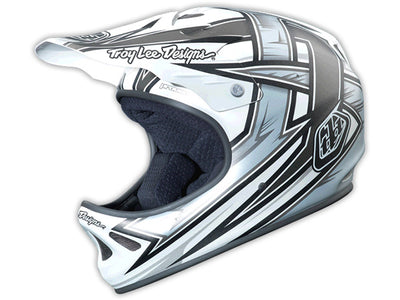 Troy Lee 2015 D2 Helmet-Proven White