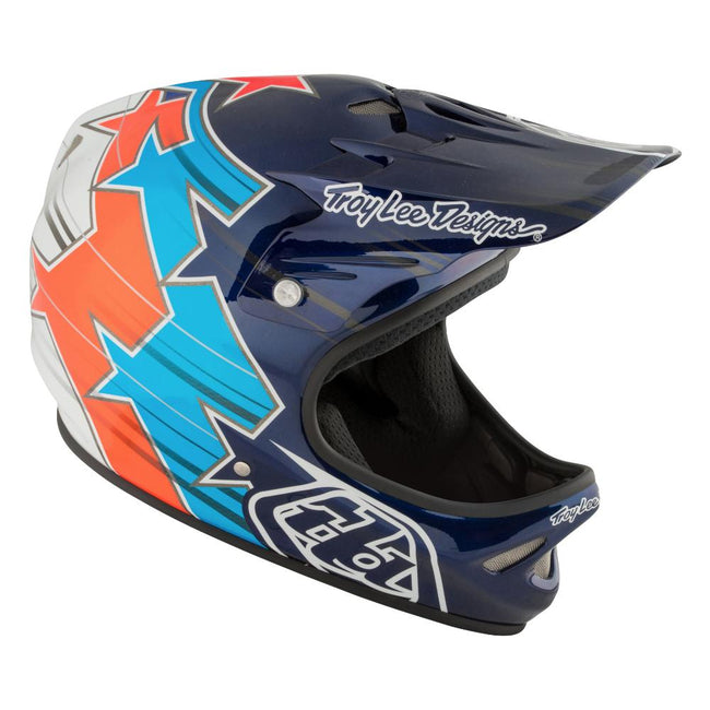 Troy Lee D2 Composite Helmet-Fusion Blue - 2