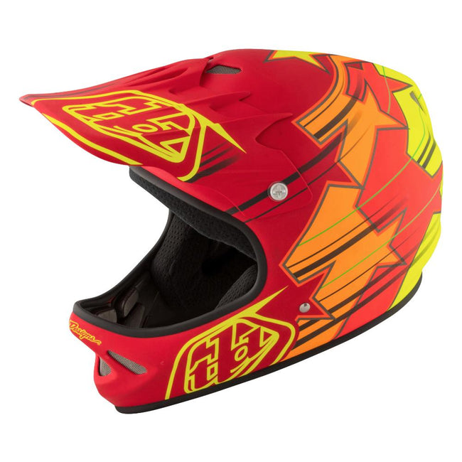 Troy Lee D2 Composite Helmet-Fusion Red - 1