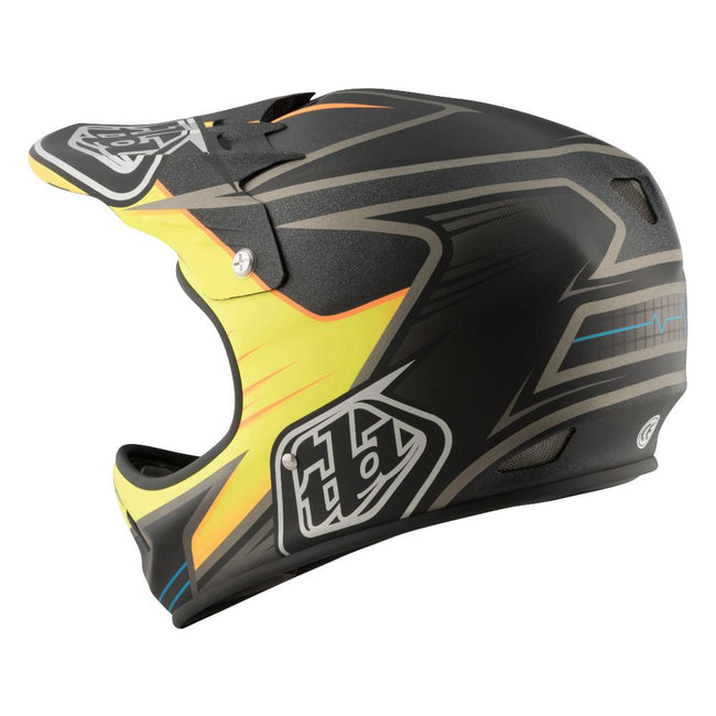 Troy Lee D2 Composite Helmet-Pulse Black - 4