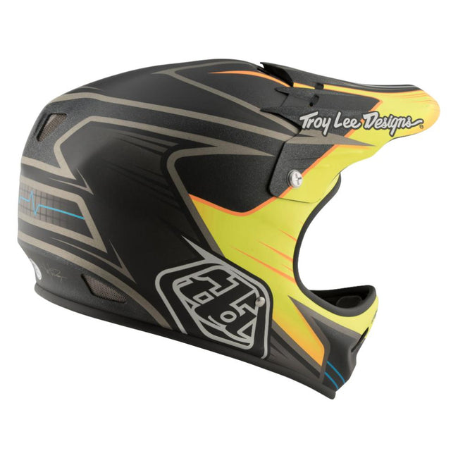 Troy Lee D2 Composite Helmet-Pulse Black - 8