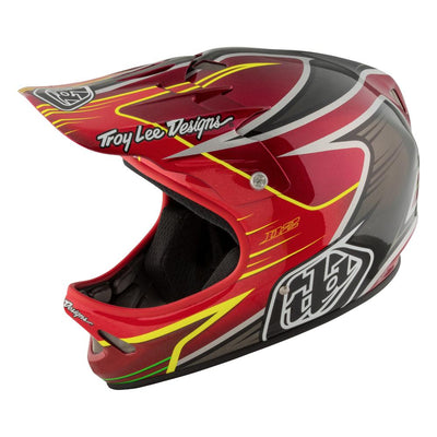 Troy Lee D2 Composite Helmet-Pulse Red