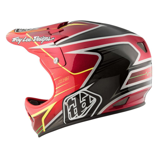 Troy Lee D2 Composite Helmet-Pulse Red - 2