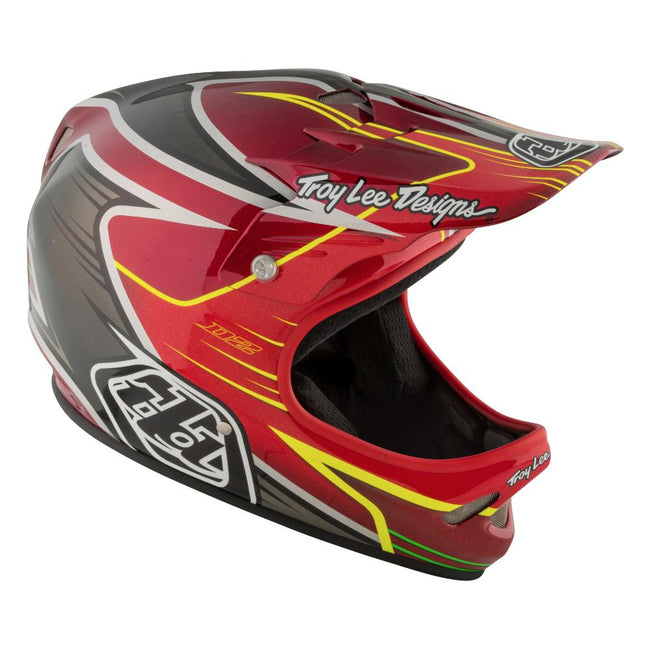 Troy Lee D2 Composite Helmet-Pulse Red - 7