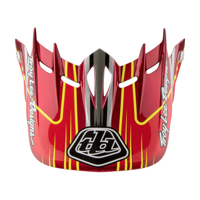 Troy Lee D2 Composite Helmet-Pulse Red - 6