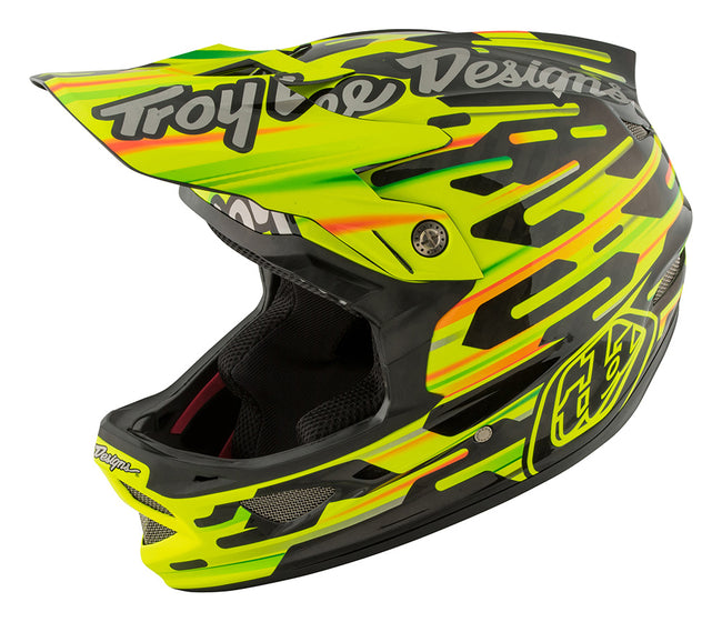 Troy Lee D3 Carbon MIPS Helmet-Code Yellow - 1