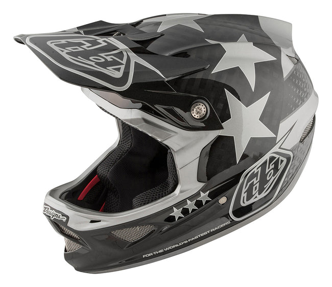 Troy Lee D3 Carbon MIPS Helmet-Freedom Black/Gray - 1