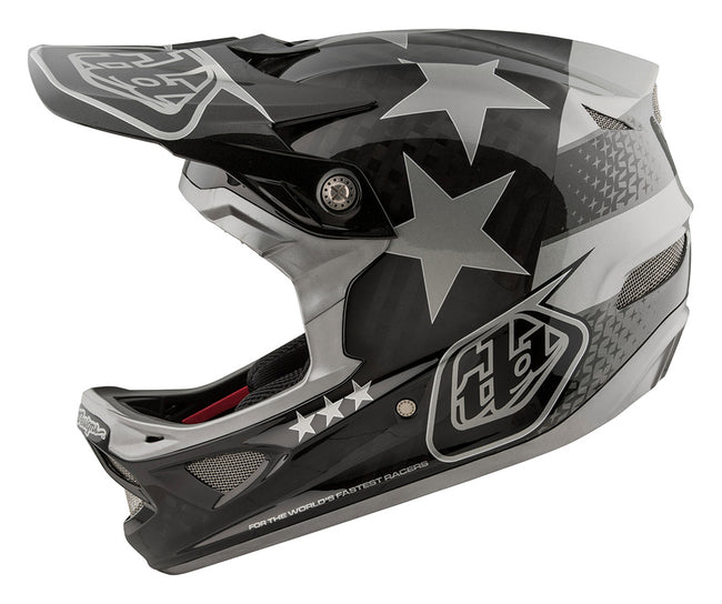 Troy Lee D3 Carbon MIPS Helmet-Freedom Black/Gray - 3