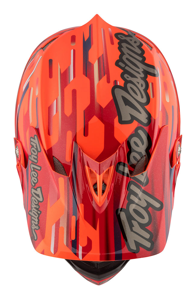 Troy Lee D3 Composite Helmet-Code Orange - 3