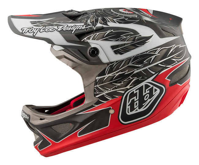 Troy Lee D3 Composite Helmet-Nightfall Black - 6