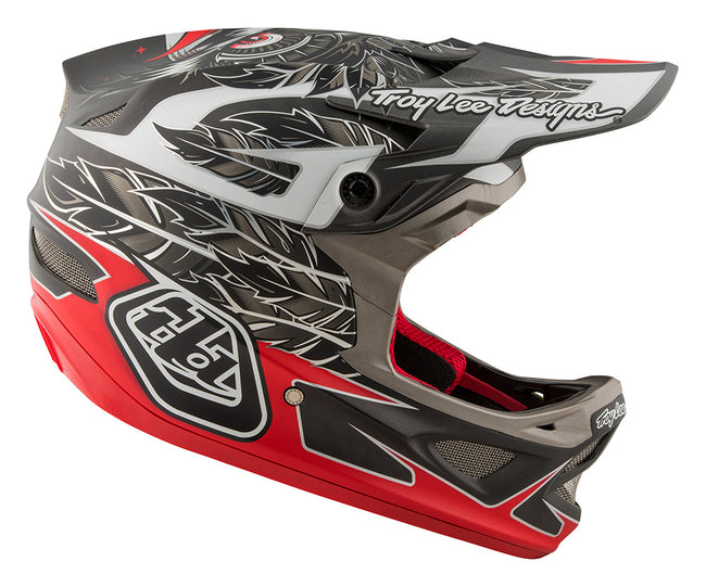 Troy Lee D3 Composite Helmet-Nightfall Black - 4