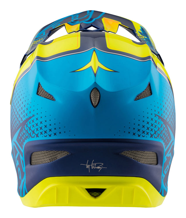 Troy Lee D3 Composite Helmet-Starburst Yellow - 3