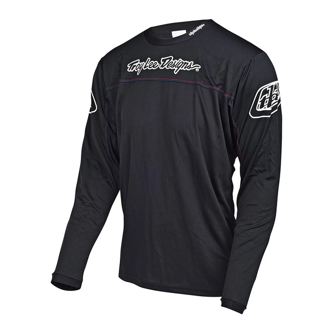 Troy Lee Designs Sprint BMX Race Jersey-Solid Black - 1