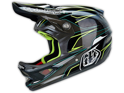 Troy Lee 2015 D3 Carbon Helmet-Evo Gray