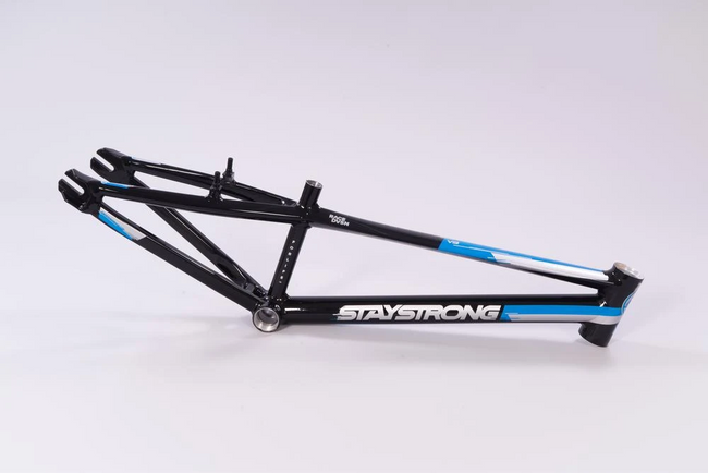 Stay Strong For Life V3 Alloy BMX Race Frame-Black - 14