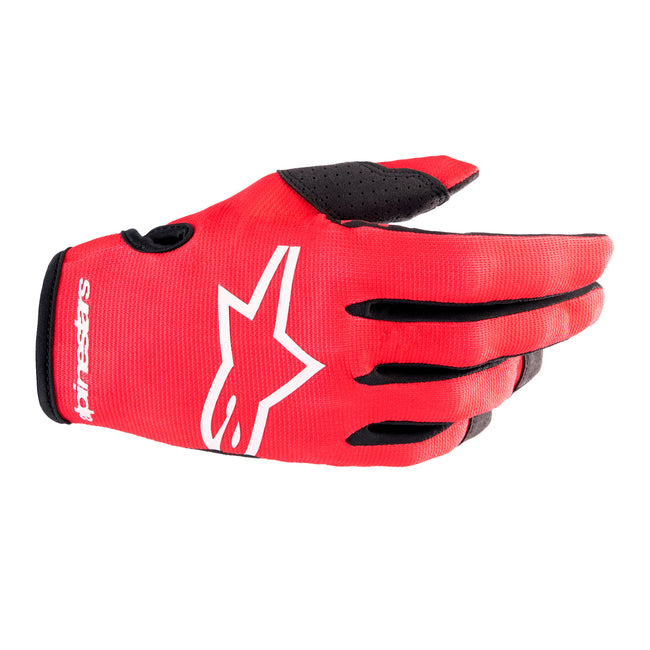 Alpinestars Youth And Kids Radar BMX Race Gloves-Mars Red/White - 1