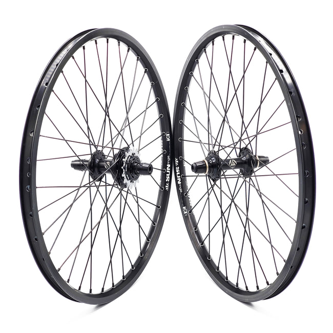 Black Ops MX3200 Hubs w/Sun ICI-1 Rims Expert BMX Race Wheelset-20x1 3/8&quot; - 1