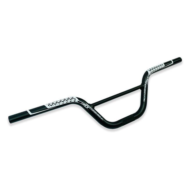 Bombshell 3D Aluminum BMX Handlebars-7&quot; PLUS-Black - 1