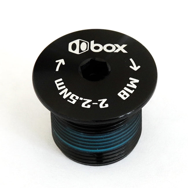 Box Crank 2pc Alloy Spindle Fixing Bolt-Black - 1