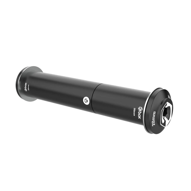 Box One Oversized 20mm Adjustable Thru Axle-Black - 2