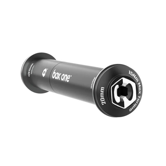 Box One Oversized 20mm Adjustable Thru Axle-Black - 6