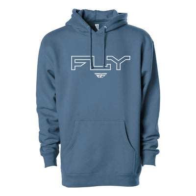 Fly Racing Edge Hoodie-Storm Blue