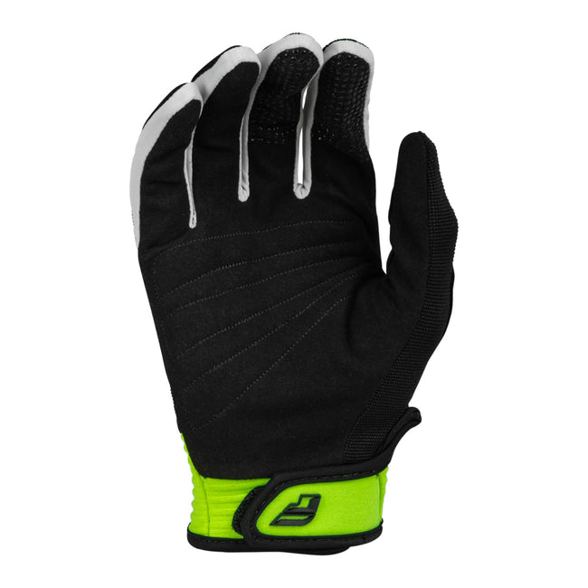 Fly Racing F-16 BMX Race Gloves-Black/Neon Green - 2