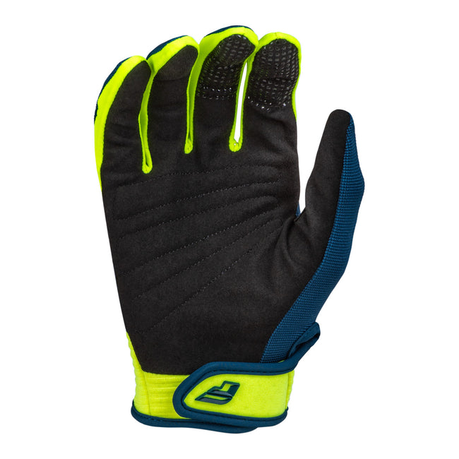 Fly Racing F-16 BMX Race Gloves-Navy/Hi-Vis/White - 2