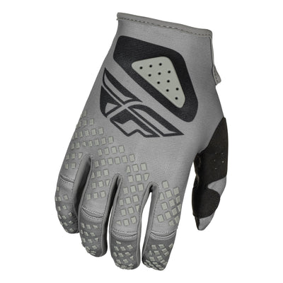 Fly Racing Kinetic Sym BMX Race Gloves-Grey/Black