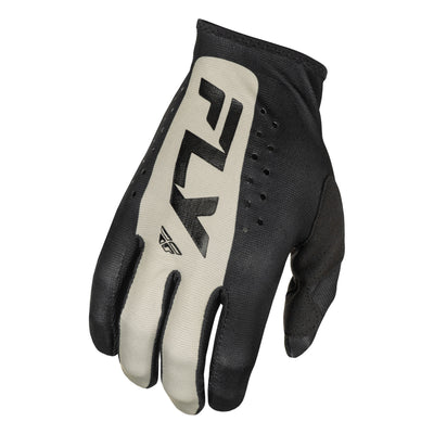 Fly Racing Lite BMX Race Gloves-Black/Grey