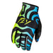 Fly Racing Lite Zen BMX Race Gloves-Black/Blue/Hi-Viz - 1