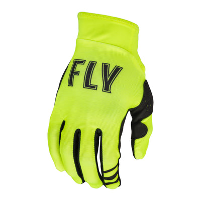 Fly Racing Pro Lite BMX Race Gloves-Hi-Vis/Black