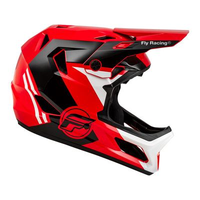 Fly Racing Rayce BMX Race Helmet-Red/Black/White