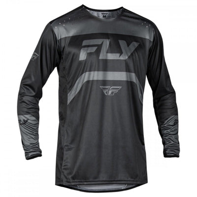 Fly Racing Rayce BMX Race Jersey-Black/Charcoal