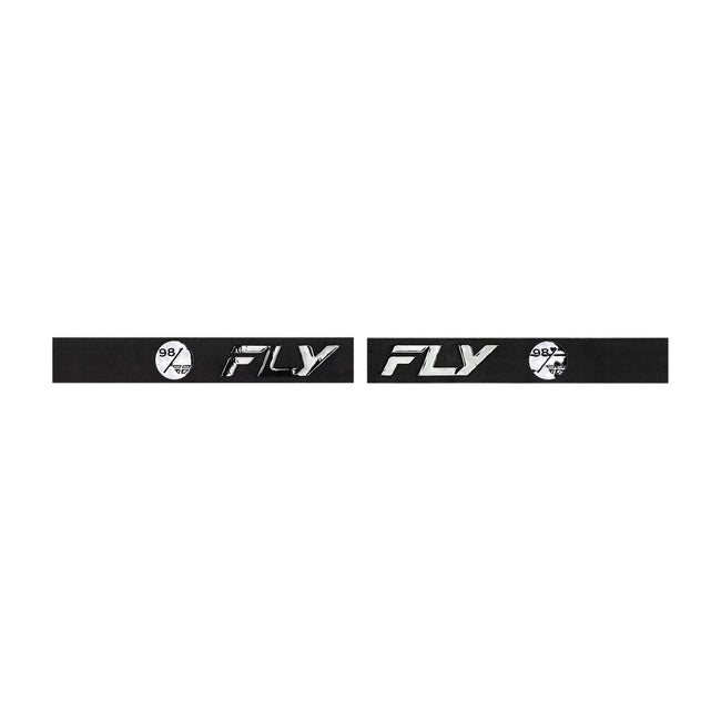 Fly Racing Zone Pro Goggles-Black/Black w/Black Mirror/Smoke Lens - 2