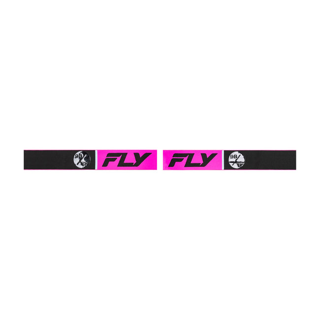 Fly Racing Zone Pro Goggles-Pink/Black w/Iridescent Red Mirror/Smoke Lens - 2