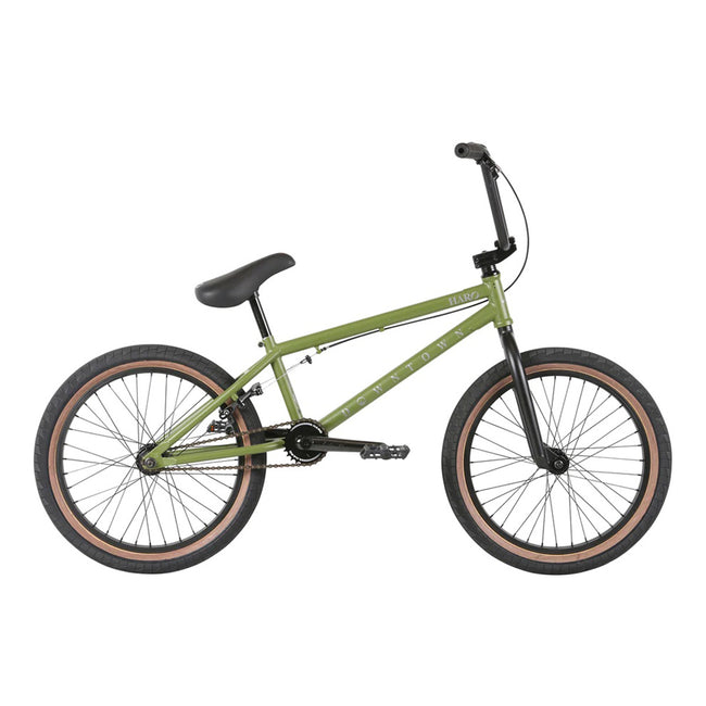 Haro Downtown 20.5&quot;TT BMX Freestyle Bike-Matte Army Green - 1