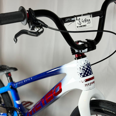 Meybo Custom HSX Carbon Expert Race Bike-Red/White/Blue