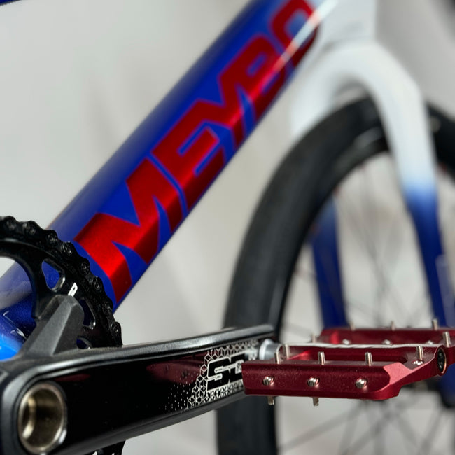 Meybo Custom HSX Carbon Expert Race Bike-Red/White/Blue - 4