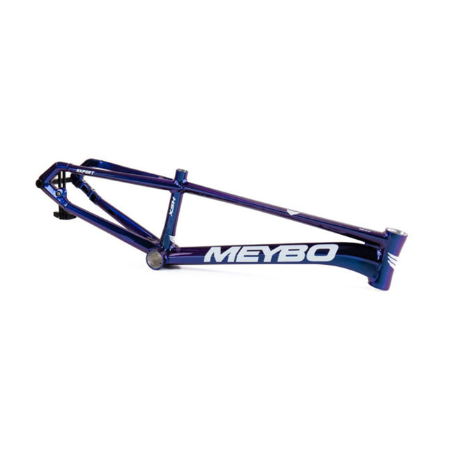 Meybo HSX Alloy BMX Race Frame-Navy/White/Cyan - 2