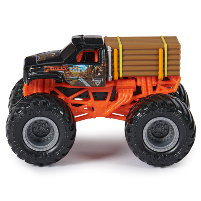 Monster Jam Die-Cast 1:64 Scale Monster Truck-2-Pack-Lumberjack vs AXE - 5