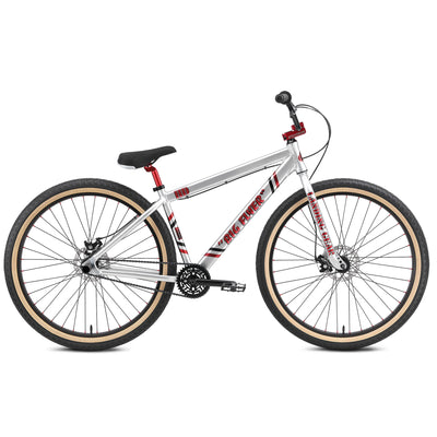 SE Bikes Big Flyer HD 29" BMX Freestyle Bike-Big Silver