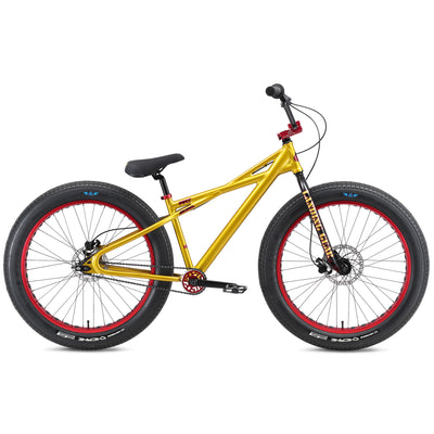 SE Bikes Fat Quad 26" BMX Freestyle Bike-Royal Gold