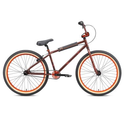 SE Bikes OM Flyer 26" BMX Freestyle Bike-Root Beer