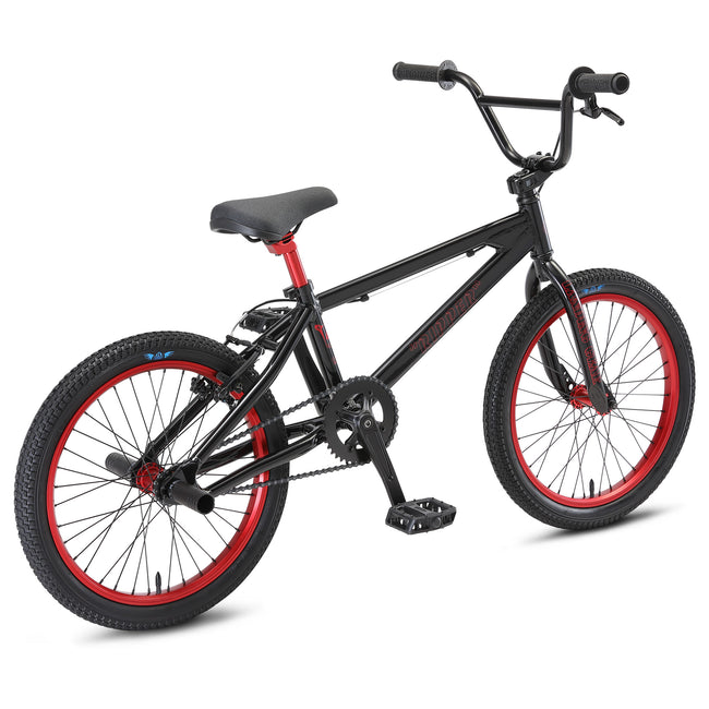 SE Bikes Ripper 20&quot;TT BMX Freestyle Bike-Stealth Mode Black/Red Ano - 3