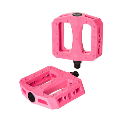 S&M Hoder BTM Platform Pedals-Pink