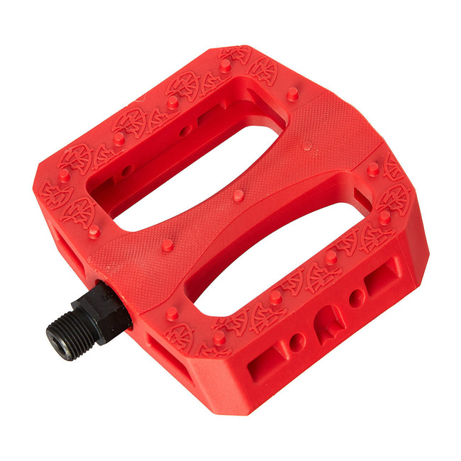 S&amp;M Hoder BTM Platform Pedals-Red - 2