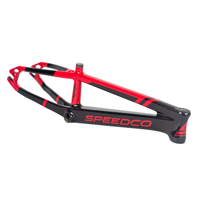 SpeedCo Velox Evo Carbon BMX Race Frame-Gloss Red - 1